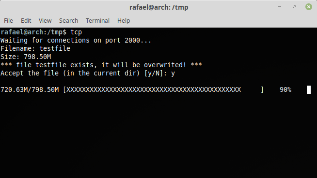 TCP a simple tool for moving files around
